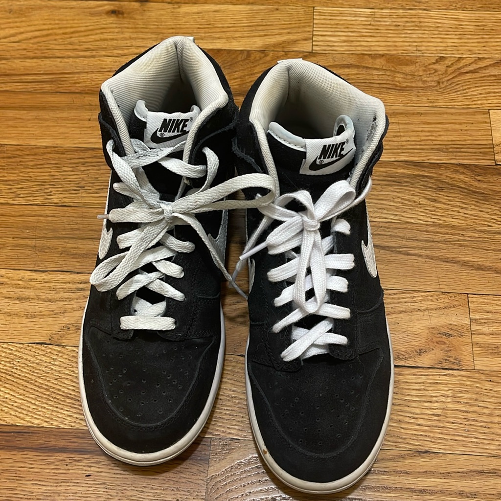 Nike Dunk High Gs "Venom" Anthraciteblack White Size 7.5